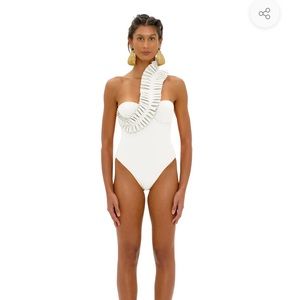 Andrea iyamah ivory one piece NWT
